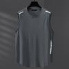 Men's Summer Sports Oversized Base Layer: Simple, Lightweight, Quick-Dry Sleeveless T-Shirt