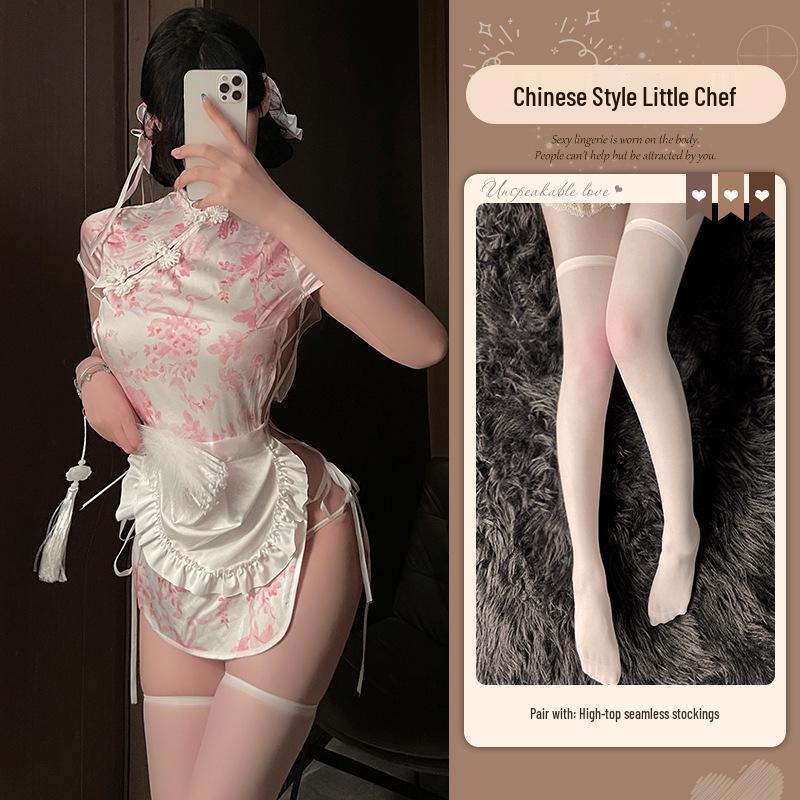 Xianyi Lingerie: Sexy Forbidding Style Cheongsam - Pure Desire Slit Bodycon 635.