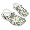 Allover Print EVA Clogs Adult Unisex Flexible Lightweight Slip On Casual Shoes Soft Sole Summer Sandals Lightweight Daily Wear
