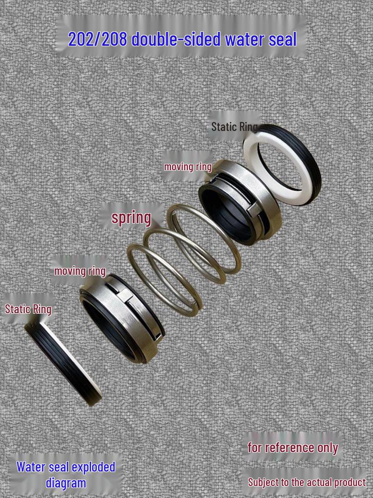 202/208 Serie Graphit-Keramik Doppelseitige Dichtung für Tauchpumpen