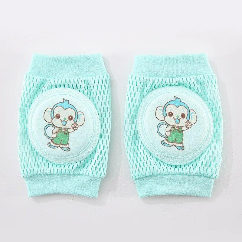 Cozy Up 4 Pairs Children's Breathable Mesh Knee Guards Baby Kneecap Infant Crawl Walking Sports Elbow Protector Kneepad for Kids Body Support