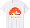 Hot Fashion Lion King Classic Sunset Walk T-Shirt S-4XL Four Seasons Gift Unisex