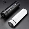 Car Sticker 2025 Hot Car 500ml Stainless Steel Thermo Bottle Thermal Cup Temperature Display Vacuum Flasks For Tesla Model Y 3 S