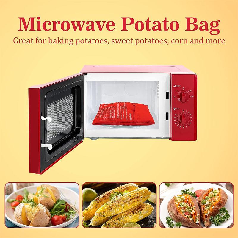 Bag for Potatoes In A Microwave Oven A Reusable Bag for Cooking Potatoes In A Microwave Oven A Packet for Baking Potatoes The Perfect Potato