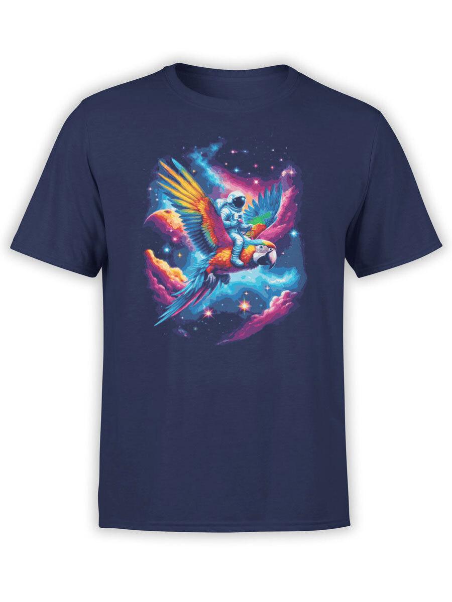 FANTUCCI Unisex T-Shirts | Cosmo Parrot T-Shirt | 100% Cotton S разноцветный