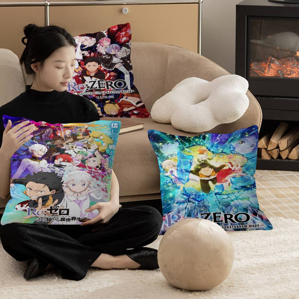 Hot game RRe Zero Anime Pillow Anime Pillow Sofa Bed Head Pillow Cover Cushion Cover x cm Fashion