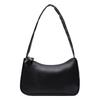 1Pc Retro Bow Forearm Bag, Women's PU Leather Handbag, Outdoor Shopping Fashion Versatile Women's Bag
