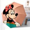Minnie Mouse, Automatic Opening and Closing Umbrella, Compact Travel Umbrella, Lightweight and Portable, Suitable for Beach Commuting Busine