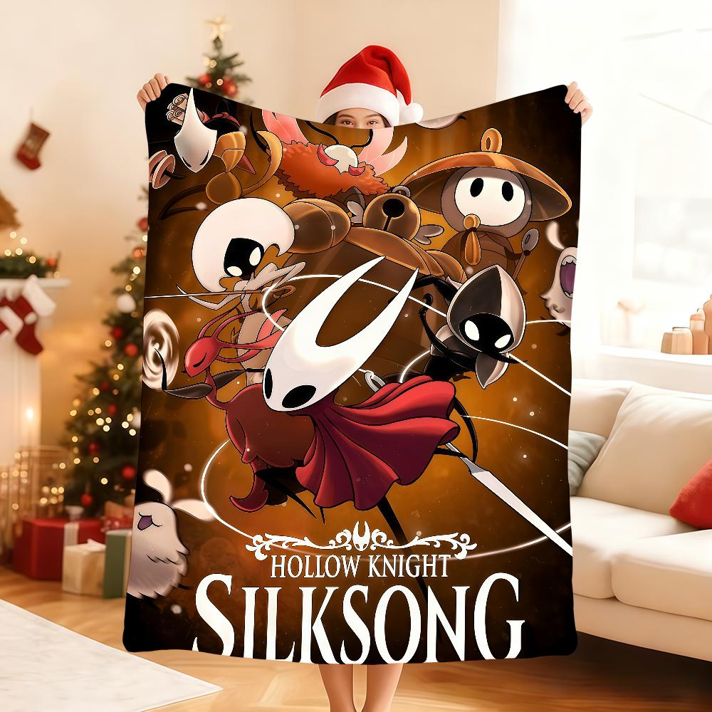 Game H HollowS K Knight S SilksongS Blanket Soft Throw Blanket for Home Bedroom Bed Sofa Picnic Travel Office Rest Blanket Gift