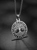 Fashion Personality Tree of Life Round Brand Pendant Necklace Creative Stainless Steel Necklace Jewelry for Men and Women