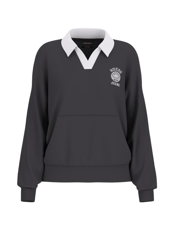 

GUESS JEANS OS COLLAR SLIT SWEAT