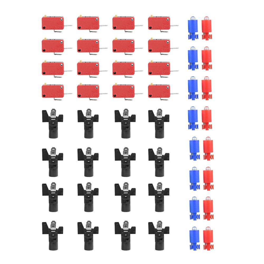 Accessories For Arcade Zero Delay USB Encoder DIY Kit Set Game USB Cable LED Button