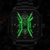 CRRJU Neue Lederarmband Herrenuhr 2313 Stahlarmbanduhr Einfache Geschäftspersönlichkeit Männer Mode Wasserdicht