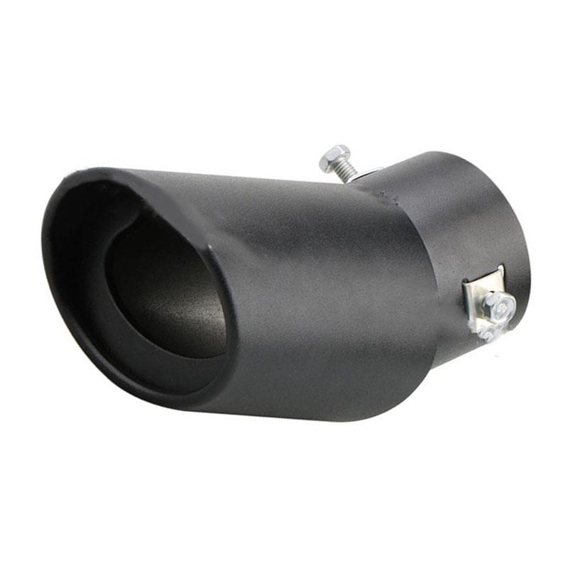 Punta de Escape de Coche Acero Inoxidable Inoxidable Universal Cola de Escape Garganta para Tubo de 5.3cm a 3.8cm