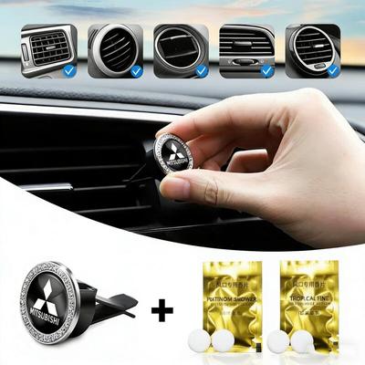 For Pajero Mirage ASX Lancer Ralliart Accessories New Auto Air Vent Aromatherapy Diffuser Car Solid Perfume Clip HZ8