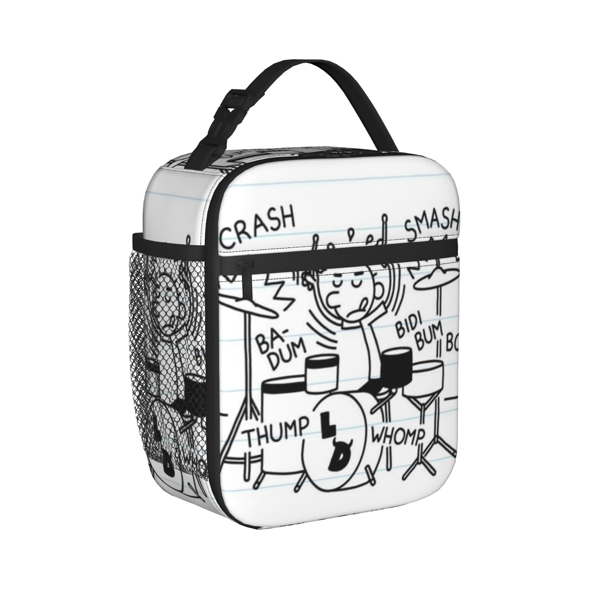 Sac à lunch isotherme Diary Of A Wimpy pour le voyage Sac alimentaire réutilisable Hommes Femmes Boîtes à lunch isothermes Option 1