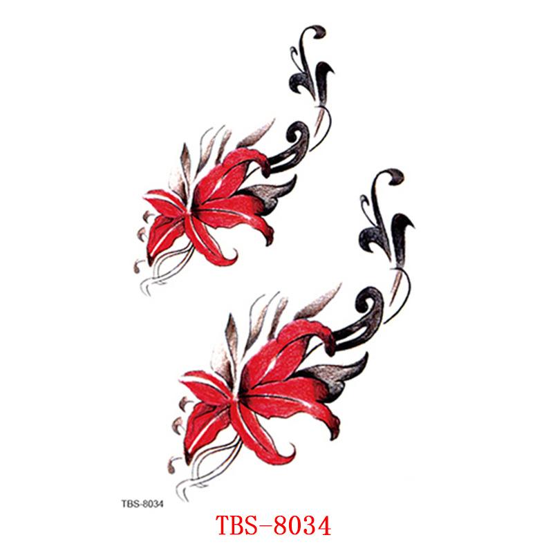 Waterproof Tattoo Sticker, Small Flower Arm, Totem, Semi-Permanent Tattoo Sticker Tattoo