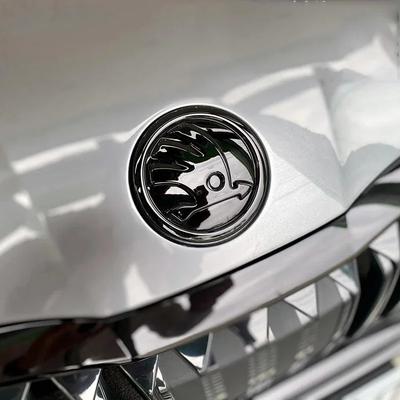 AFH1 voor Auto Overlay Embleem Motorkap Badge Voorste Motorkap Sticker Superb Kodiaq Karoq Kamiq Octavia Rapid Spaceback Auto Accessoires