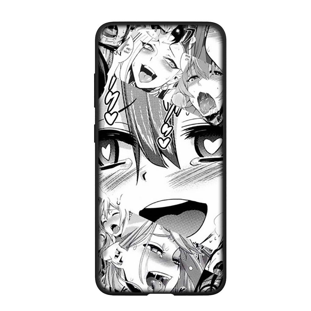 For iPhone 17 16 15 Xiaomi Poco F7 F8 X7 X6 C85 C75 M8 Redmi Note 14 13 12 11 Pro Max 14C 13C A3 A4 Case Cartoon Ahegao Hentai Manga Girl Waifu Cover
