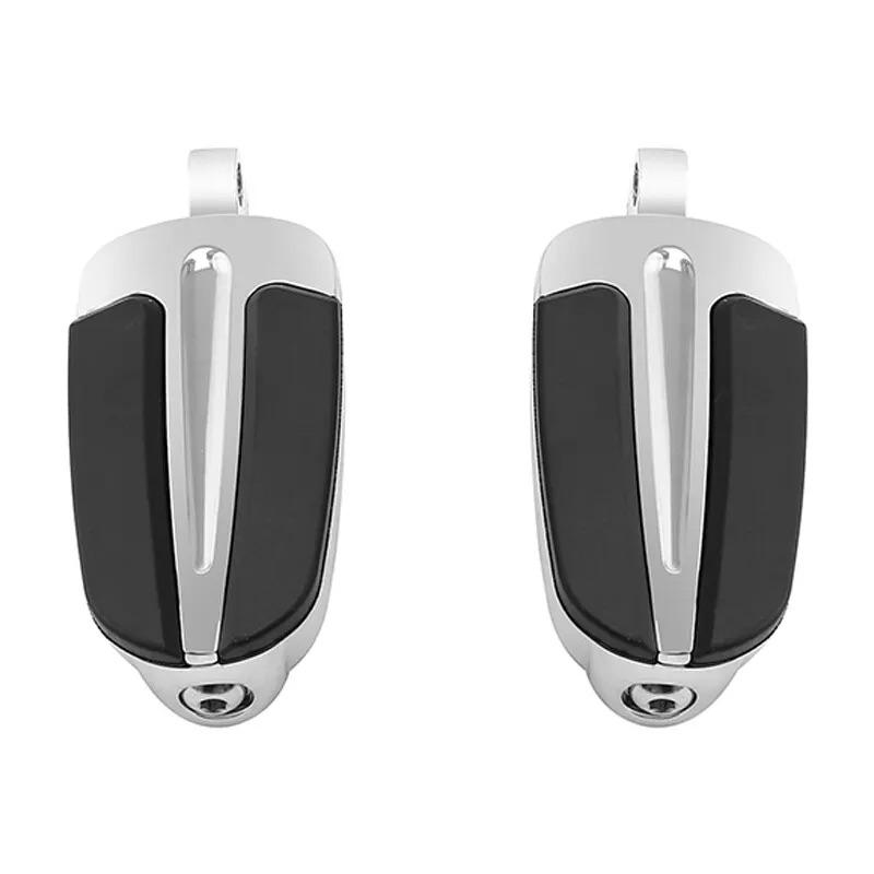 Motorcycle Driver Footboard Inserts Shifter Foot Pegs For Harley Slipstream Softail Dyna