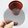 Kell Blomsterpotte Hull Mesh Pad Firkantet Bonsai Pot Bottom Grid Mesh Mat Dreneringsskjerm