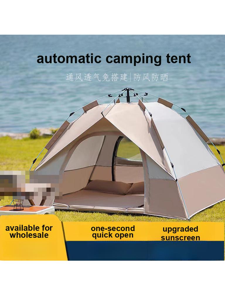 Portable Folding Automatic Tent Camping Shelter Sunscreen Waterproof Thick Outdoor Tent Set