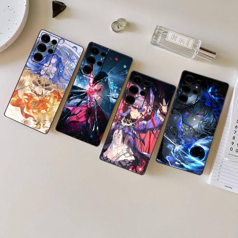 Popular Game Wuthering Waves Phone Case For Samsung S 24 Fe 25 Ultra Plus 20 Lite 21 30 22 23 24 22 Ultra 5G Fundas