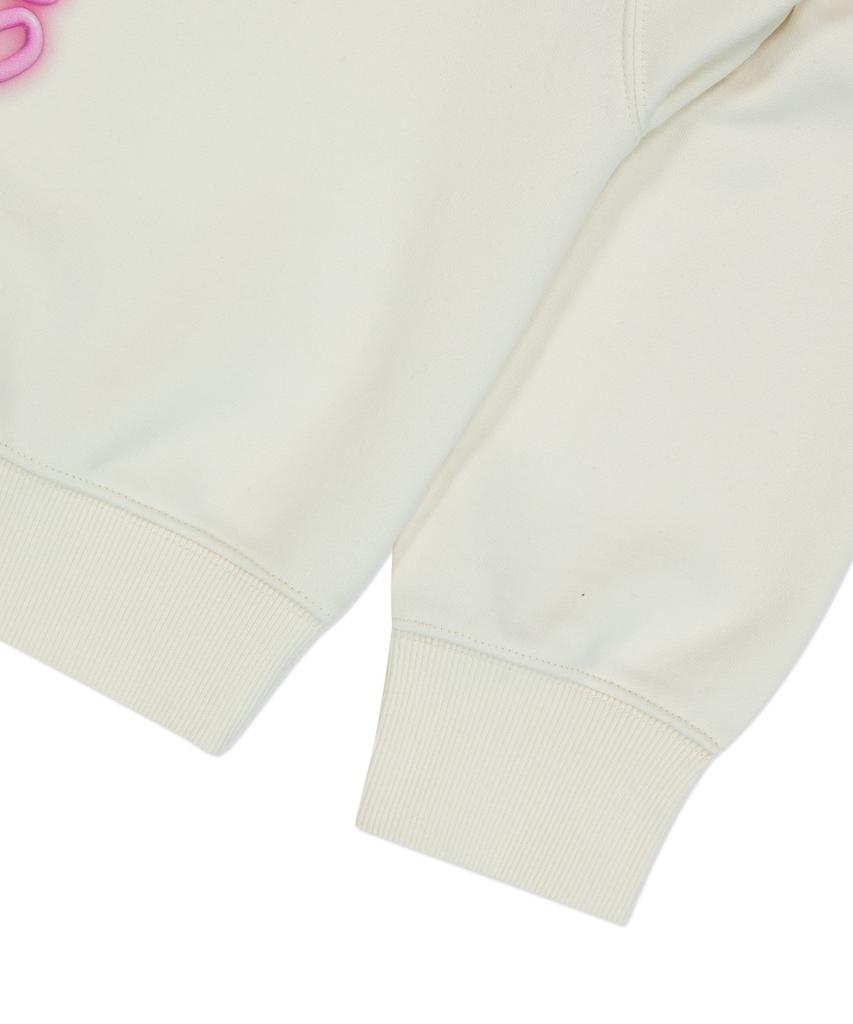 WACKY WILLY [Wacky Willy X Lee] Women'S I-Lil-Lil-Lil Graphic Crop Sweatshirt Cream