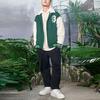 Li-Ning Badfive Sports Basketball Series Three-Dimensional Cut Loose Color-Block Jacket Men Jacket Green AJMS021-2