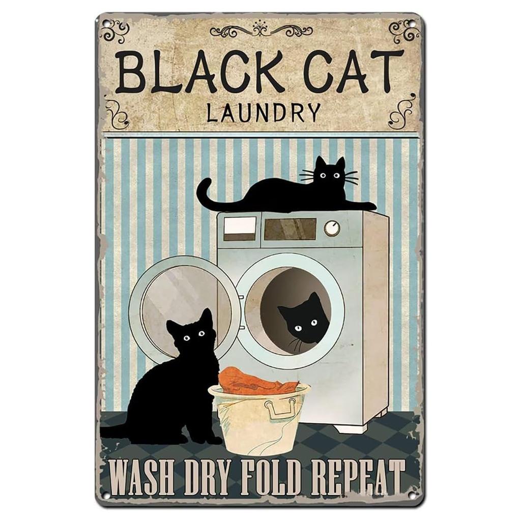 Plaque Metal Tin Signs Laundry Room Wall Decoration Vintage Art Posters Iron Painting for Man Cave Home Cafe Bathroom Club Bar