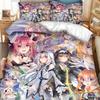 Set Biancheria da Letto Anime Stampa 3D Date A Live Ragazzi Ragazze Misura Singola Queen Copripiumino Federa Letto Bambini Adulti Moda Tessili per la Casa