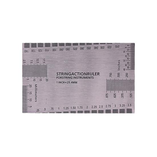 String Height Measurement Tool Multifunctional Guitar Specification Ruler Portable String Action Gauge Luthier Tool for Ukulele Bass Acoustic Guitars