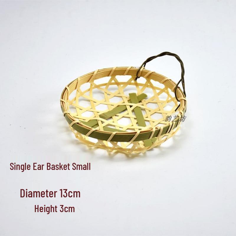 Плетеная бамбуковая веялка: Ручная работа: Кухонный поднос и держатель для овощей