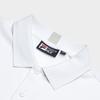 FILA Solid Color Pullover Polo Shirt Men tops White F51M338117AWT