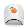 Orange Baseball Caps Fashion Casquette for Unisex Women Adjustable Casual Trucker Hats for Sports Outdoor Activities