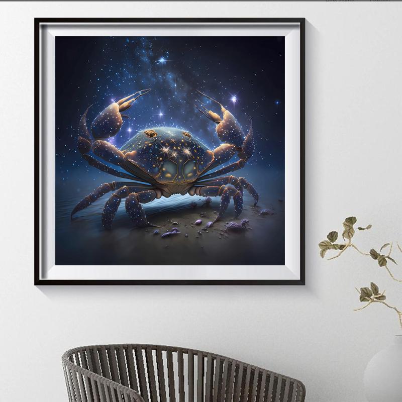 Full 5D Diy Diamond Painting <Crab> Diamond Embroidery Full Width Cross Stitch Home Decoration Handmade Gift