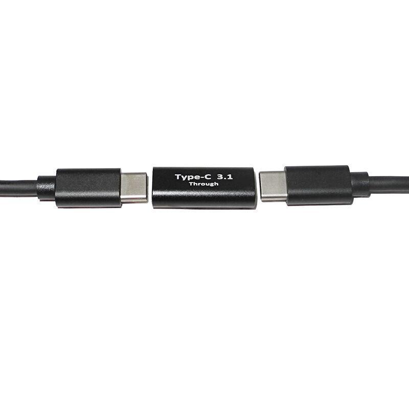 USB-C samice na samici Adaptér USB-C 3.1 Spojka Pro Propojení Dva Typ C Kabelů Pro Telefon Tablet A Prodlužovací Konektor