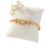 European and American Light Luxury High-end Sense Fashion Niche Personality Bracelet Temperament Zircon Butterfly Love Flower
