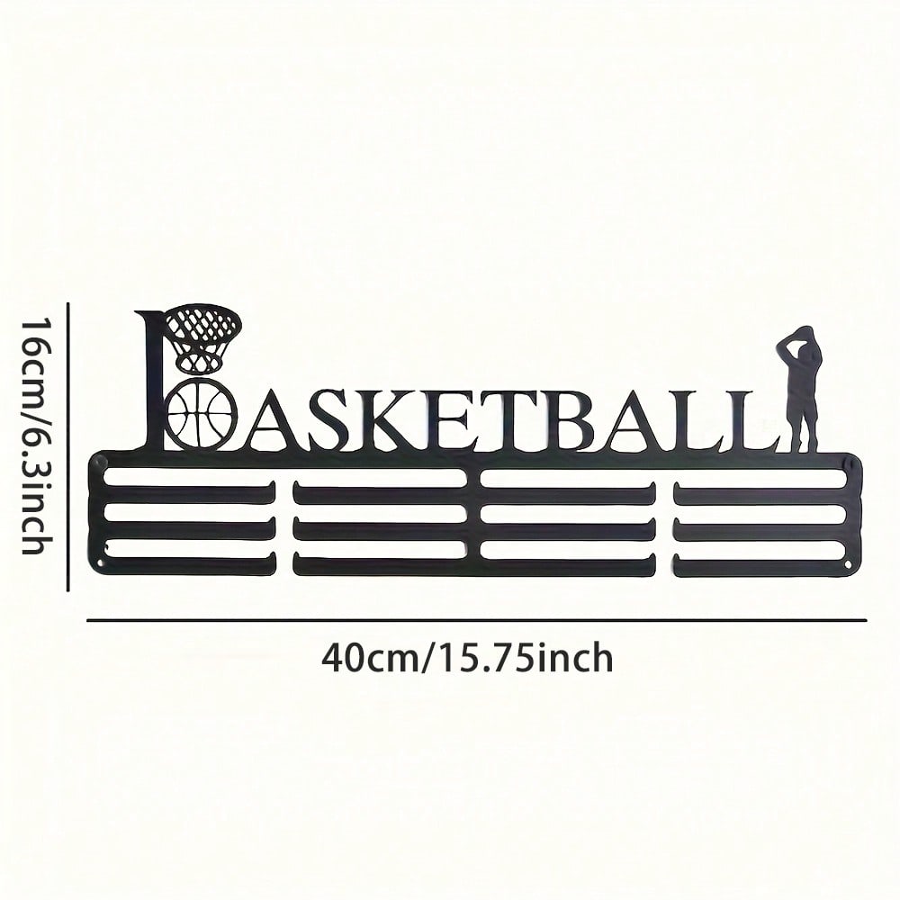 Metal Basketball Key Holder Wall Mount Decor Sports Gift