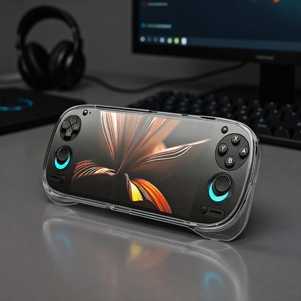 TPU Protective Case Anti-Slip Grip Dustproof Shell Protector Cover for Retroid Pocket 5 Handheld Console