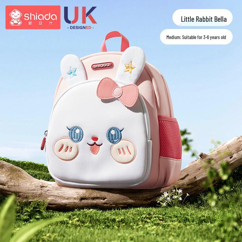 Lightweight Cartoon Kindergarten Backpack: Cute Large-Capacity, Anti-Lost Design for Boys and Girls