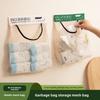 Large-capacity Mesh Storage Bags Wall-Mounted Garbage Bag Holder Hanging Fruit Storage Tools Net Kitchen Cabinet Accessories