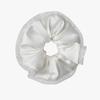 mellotory dot mesh satin scrunchie (ivory)