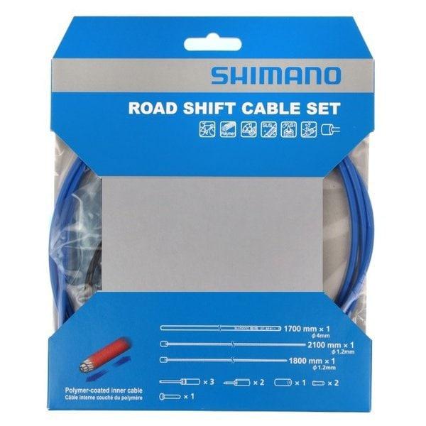 

Shimano Y63Z98991 [OT SP41 ROAD Набор тросов переключения передач с полимерным покрытием, синий]