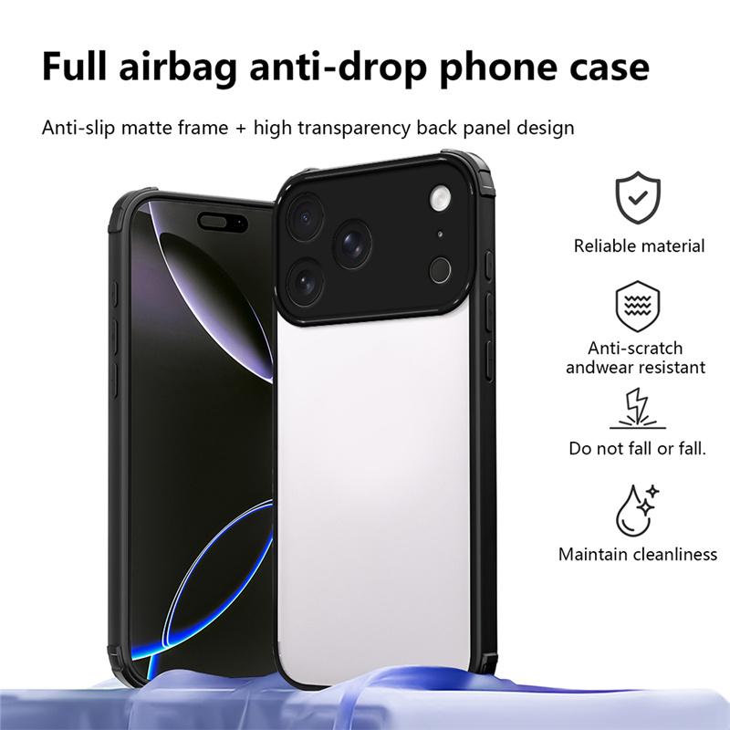 Luxury Shockproof Transparent Phone Case For iPhone 17 Pro 16 15 14 13 12 11 17 Pro Max 17 Air Clear Soft Bumper Cases Cover