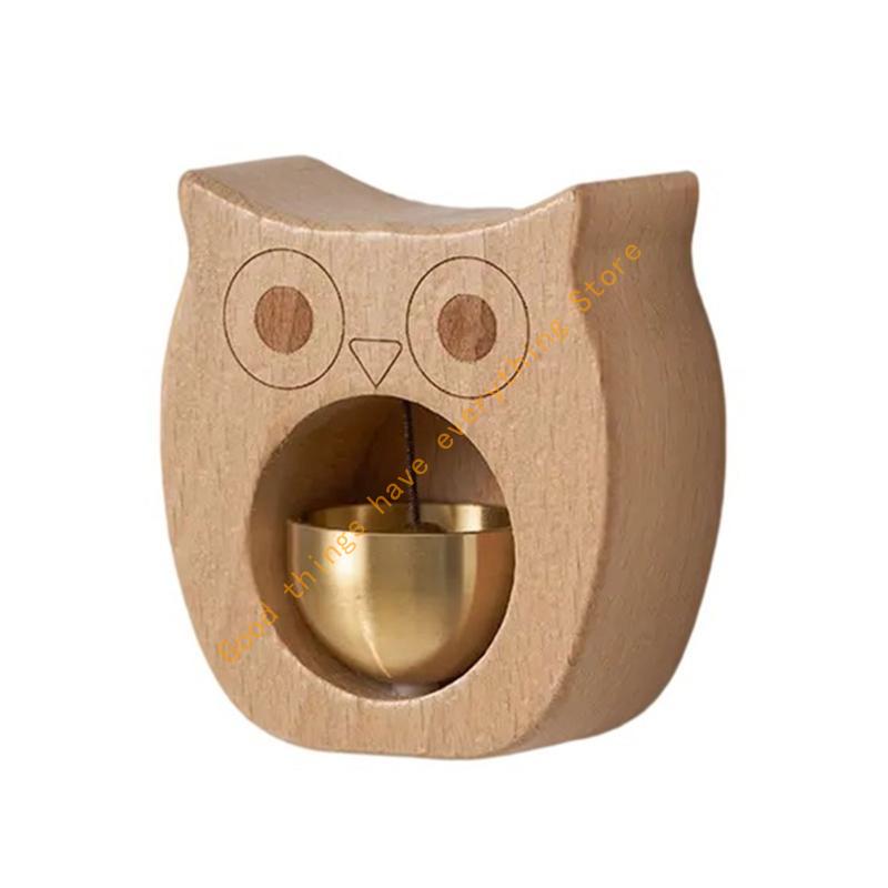 Elegant Wooden Animal Door Chimes Doorbell Knocker Home Decors 55KF