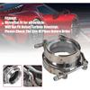 T304 Stainless Steel 3.0" ID To 4.0" ID Exhaust V-Band W/Clamps 3.0 Adapter Flange Reducer
