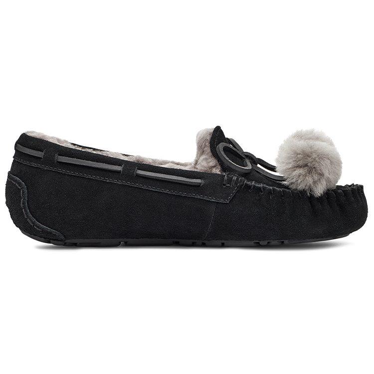 UGG Dakota Bow Pom 'Black' Women's 1124030-BLK