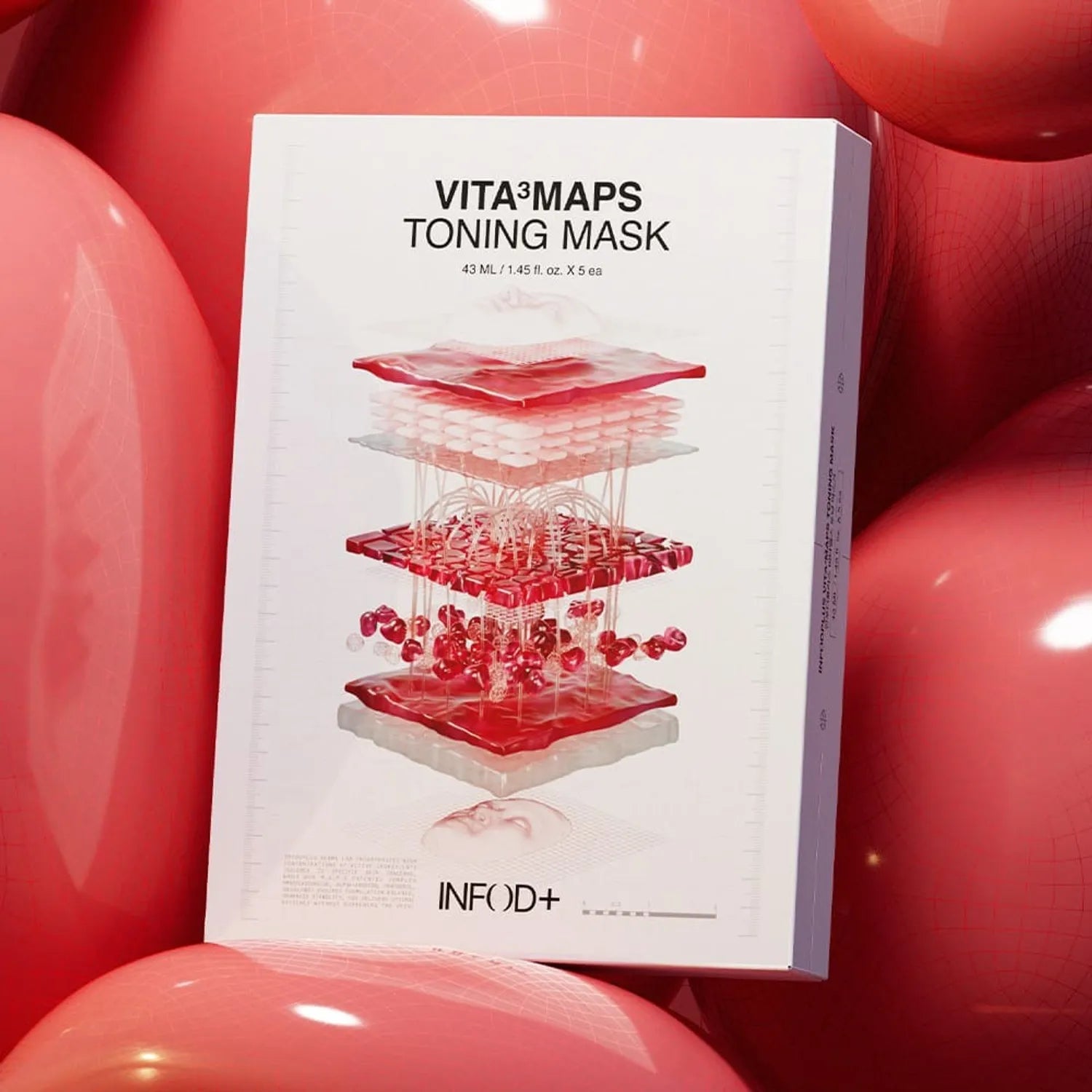INFOD+ Vita Maps Toning Mask Sheet 5ea 5pcs