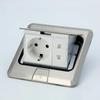 Pop Up Floor Socket Hidden Type EU/FR/US/UK/Universal Power Outlet Stainless Steel Electrical Switches For Home Office Table